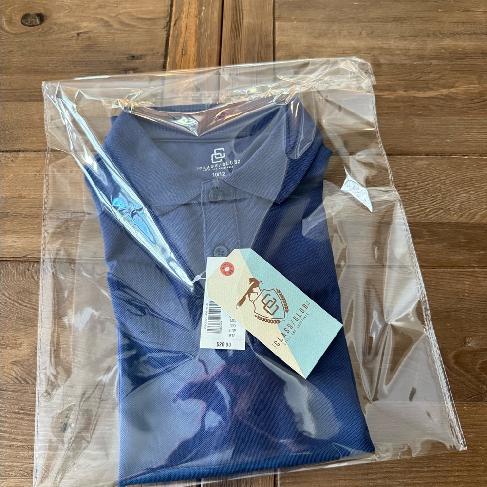 Class club Navy Casual Wear Polo